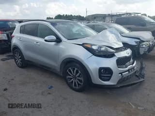 ✅ 2018 Kia Sportage EX • VIN: KNDPN3AC8J7418244 • Lot: 43766552. Listed on IAAI with 135,454 mi. Free auction sales archive from the USA and detailed vehicle history report at DreamBid. Image 1.