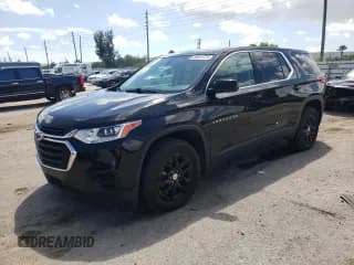 ✅ 2019 Chevrolet Traverse LS • VIN: 1GNERFKW8KJ180431 • Lot: 69841374. Wystawiony na Copart z przebiegiem 98 065 mil. Bezpłatny archiwum sprzedaży aukcyjnych z USA i szczegółowy raport historii pojazdu na DreamBid. Zdjęcie 1.