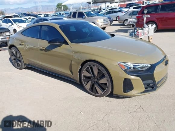 ✅ 2023 Audi e-tron GT Prestige • VIN: WAUEJBFWXP7006123 • Лот: 43752829. Опубликован ранее на IAAI с пробегом 14 351 миль. Бесплатный доступ к архиву аукционных продаж из США и подробный отчёт об истории автомобиля на DreamBid. Изображение 1.