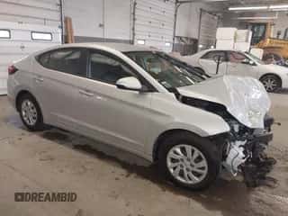 2019 Hyundai Elantra SE with VIN 5NPD74LF2KH443616, listed as a IAAI auction lot 43536168 with 28,332 mi miles and . Bid and sale history available at DreamBid. Image 1.