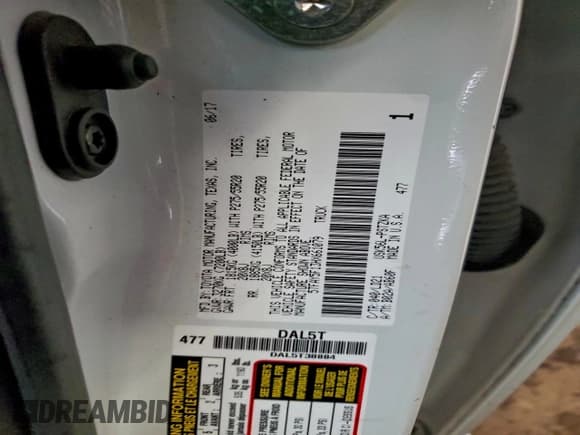 ✅ 2017 Toyota Tundra 1794 Edition • VIN: 5TFAY5F13HX661079 • Lot: 94947415. Listed on Copart with 208,979 mi. Free auction sales archive from the USA and detailed vehicle history report at DreamBid. Image 12.