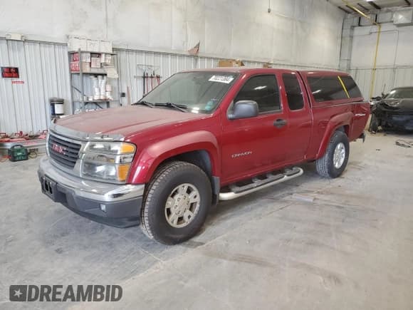 ✅ 2004 GMC Canyon SLE Z71 • VIN: 1GTDT196748204405 • Lot: 70221384. Listed on Copart with 207,718 mi. Free auction sales archive from the USA and detailed vehicle history report at DreamBid. Image 1.