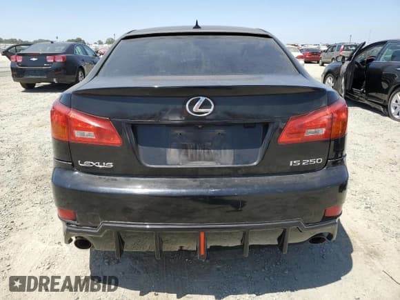 ✅ 2007 Lexus IS 250 • VIN: JTHBK262172049941 • Lot: 62213785. Listed on Copart with 209,558 mi. Free auction sales archive from the USA and detailed vehicle history report at DreamBid. Image 6.