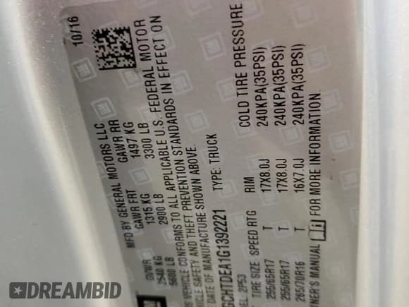 ✅ 2016 Chevrolet Colorado 4WD Z71 • VIN: 1GCHTDEA1G1392221 • Lot: 45656095. Wystawiony na Copart z przebiegiem 101 143 mil. Bezpłatny archiwum sprzedaży aukcyjnych z USA i szczegółowy raport historii pojazdu na DreamBid. Zdjęcie 12.