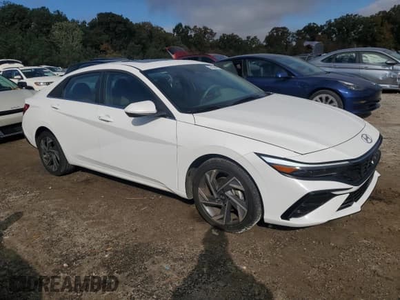 ✅ 2025 Hyundai Elantra SEL Convenience • VIN: KMHLS4DG3SU907760 • Lot: 91378125. Listed on Copart with 24,486 mi. Free auction sales archive from the USA and detailed vehicle history report at DreamBid. Image 4.