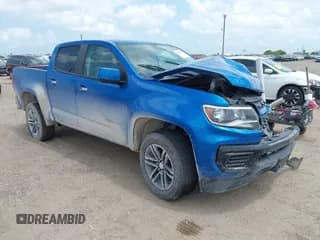 ✅ 2021 Chevrolet Colorado 2WD Work Truck • VIN: 1GCGSBEA4M1193596 • Lot: 42347731. Wystawiony na IAAI z przebiegiem 72 741 mil. Bezpłatny archiwum sprzedaży aukcyjnych z USA i szczegółowy raport historii pojazdu na DreamBid. Zdjęcie 1.