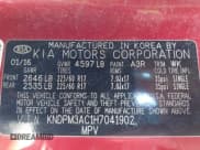 ✅ 2017 Kia Sportage LX • VIN: KNDPM3AC1H7041902 • Лот: 43170649. Опубликован ранее на IAAI с пробегом 133 896 миль. Бесплатный доступ к архиву аукционных продаж из США и подробный отчёт об истории автомобиля на DreamBid. Изображение 9.