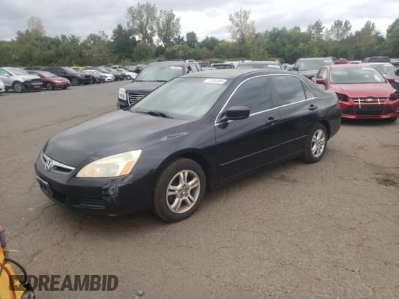 ✅ 2006 Honda Accord LX SE • VIN: 1HGCM563X6A021152 • Lot: 71954564. Listed on Copart with 157,243 mi. Free auction sales archive from the USA and detailed vehicle history report at DreamBid. Image 1.