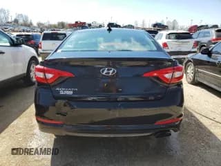 ✅ 2017 Hyundai Sonata SE • VIN: 5NPE24AF5HH521143 • Lot: 43317493. Listed on Copart with Not provided. Free auction sales archive from the USA and detailed vehicle history report at DreamBid. Image 6.