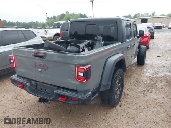 ✅ 2021 Jeep Gladiator Rubicon • VIN: 1C6JJTBG4ML534689 • Lot: 41999686. Listed on IAAI with 33,531 mi. Free auction sales archive from the USA and detailed vehicle history report at DreamBid. Image 4.