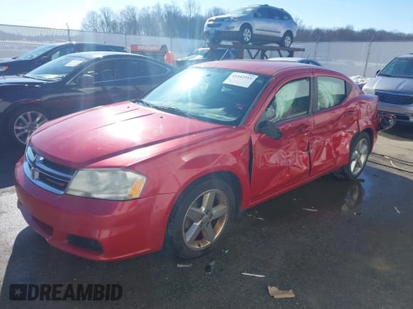 ✅ 2013 Dodge Avenger SE • VIN: 1C3CDZAB4DN564446 • Лот: 41443311. Опубликован ранее на IAAI с пробегом 146 264 миль. Бесплатный доступ к архиву аукционных продаж из США и подробный отчёт об истории автомобиля на DreamBid. Изображение 2.