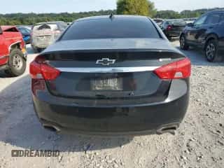 2017 Chevrolet Impala Premier with VIN 2G1145S37H9132423, listed as a Copart auction lot 80438355 with 105,686 mi miles and Salvage title. Bid and sale history available at DreamBid. Image 6.