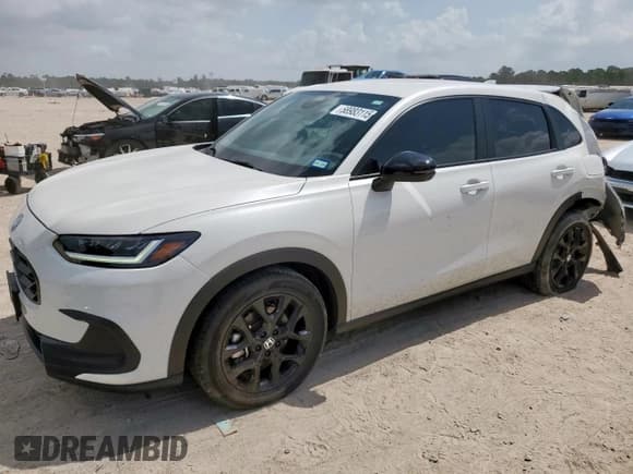 ✅ 2024 Honda HR-V Sport • VIN: 3CZRZ2H59RM771456 • Lot: 58983115. Listed on Copart with 27,561 mi. Free auction sales archive from the USA and detailed vehicle history report at DreamBid. Image 1.