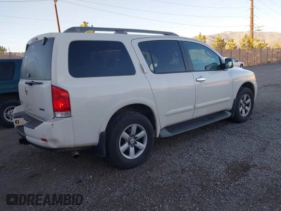✅ 2012 Nissan Armada Platinum • VIN: 5N1BA0NC5CN605983 • Lot: 43850123. Listed on IAAI with 142,828 mi. Free auction sales archive from the USA and detailed vehicle history report at DreamBid. Image 4.