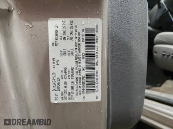 2005 Dodge Dakota SLT z VIN 1D7HE48N45S267011, wystawiony jako Copart lot #60766554 z przebiegiem 236 687 mil mil oraz Szkoda całkowita • Salvage title. Historia ofert i sprzedaży dostępna na DreamBid. Obrazek 13.