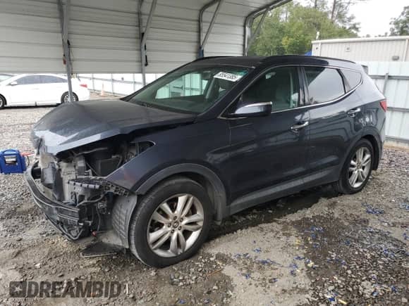 2013 Hyundai Santa Fe Sport z VIN 5XYZU3LAXDG032889, wystawiony jako Copart lot #85541385 z przebiegiem 118 555 mil mil oraz Szkoda całkowita • Salvage title. Historia ofert i sprzedaży dostępna na DreamBid. Obrazek 1.