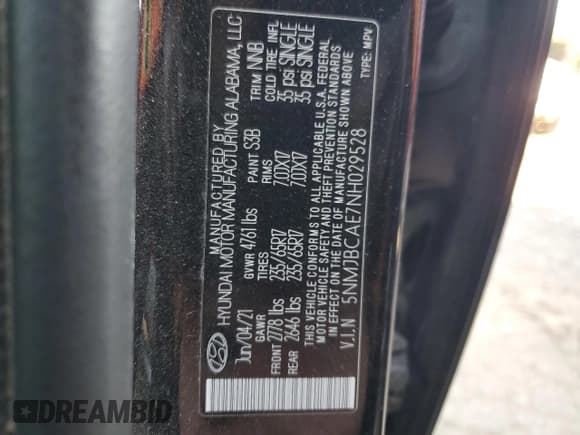 ✅ 2022 Hyundai Tucson SEL • VIN: 5NMJBCAE7NH029528 • Lot: 74056284. Wystawiony na Copart z przebiegiem 114 355 mil. Bezpłatny archiwum sprzedaży aukcyjnych z USA i szczegółowy raport historii pojazdu na DreamBid. Zdjęcie 13.