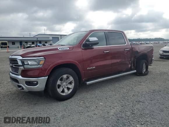 2022 Ram 1500 Laramie с VIN 1C6SRFJT4NN456188, выставлен на аукционе Copart как лот 60806655 с пробегом 22 800 миль миль и Списание • Salvage title. История ставок и продаж доступна на DreamBid. Изображение 1.