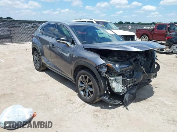 ✅ 2018 Lexus NX 300 • VIN: JTJYARBZ2J2105562 • Lot: 42605067. Listed on IAAI with 114,446 mi. Free auction sales archive from the USA and detailed vehicle history report at DreamBid. Image 1.