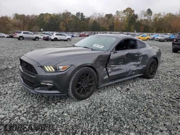 ✅ 2016 Ford Mustang EcoBoost • VIN: 1FA6P8TH8G5264155 • Lot: 90447885. Listed on Copart with 99,535 mi. Free auction sales archive from the USA and detailed vehicle history report at DreamBid. Image 1.