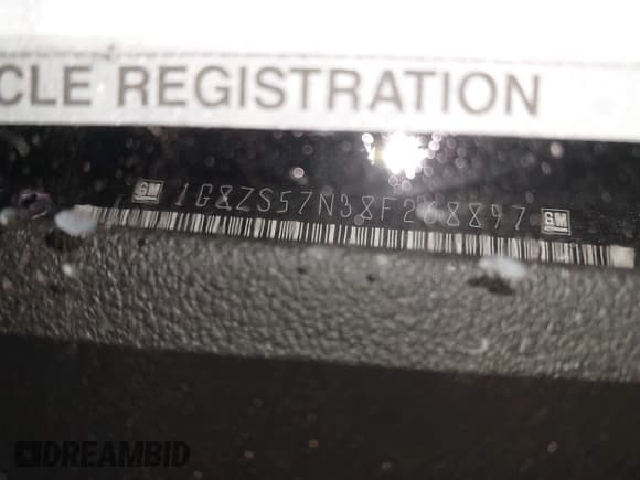 ✅ 2008 Saturn Aura XE • VIN: 1G8ZS57N38F268897 • Lot: 43814517. Listed on IAAI with 119,421 mi. Free auction sales archive from the USA and detailed vehicle history report at DreamBid. Image 9.