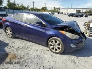 ✅ 2012 Hyundai Elantra Limited • VIN: 5NPDH4AE9CH118860 • Lot: 92302465. Listed on Copart with 133,852 mi. Free auction sales archive from the USA and detailed vehicle history report at DreamBid. Image 4.