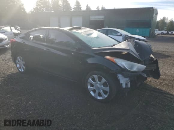 ✅ 2013 Hyundai Elantra Limited • VIN: KMHDH4AE1DU697314 • Lot: 89499465. Listed on Copart with 108,926 mi. Free auction sales archive from the USA and detailed vehicle history report at DreamBid. Image 4.