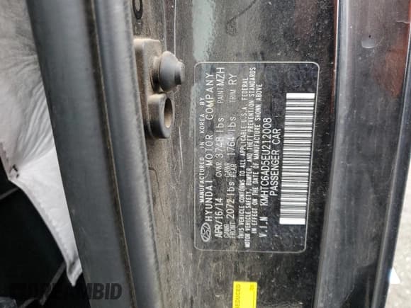 ✅ 2014 Hyundai Veloster • VIN: KMHTC6AD5EU212008 • Lot: 85195024. Wystawiony na Copart z przebiegiem 141 750 mil. Bezpłatny archiwum sprzedaży aukcyjnych z USA i szczegółowy raport historii pojazdu na DreamBid. Zdjęcie 13.