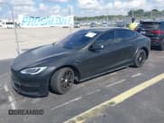 ✅ 2022 Tesla Model S Plaid • VIN: 5YJSA1E63NF459928 • Лот: 43776419. Опубликован ранее на IAAI с пробегом 32 483 миль. Бесплатный доступ к архиву аукционных продаж из США и подробный отчёт об истории автомобиля на DreamBid. Изображение 2.