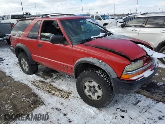 2003 Chevrolet Blazer LS with VIN 1GNCT18X43K106639, listed as a Copart auction lot 88293295 with Not provided miles and Clean title. Bid and sale history available at DreamBid. Image 4.