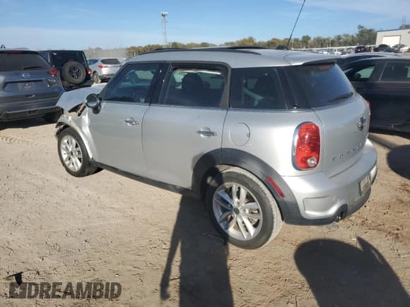 ✅ 2014 MINI Countryman S • VIN: WMWZC3C50EWT01313 • Lot: 91696585. Listed on Copart with 53,241 mi. Free auction sales archive from the USA and detailed vehicle history report at DreamBid. Image 2.
