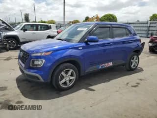 ✅ 2020 Hyundai Venue SE • VIN: KMHRB8A30LU018208 • Lot: 54599955. Listed on Copart with 50,704 mi. Free auction sales archive from the USA and detailed vehicle history report at DreamBid. Image 1.