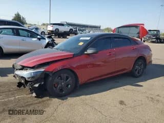 ✅ 2023 Hyundai Elantra Blue • VIN: KMHLM4AJ1PU088801 • Lot: 80965525. Listed on Copart with 45,812 mi. Free auction sales archive from the USA and detailed vehicle history report at DreamBid. Image 1.