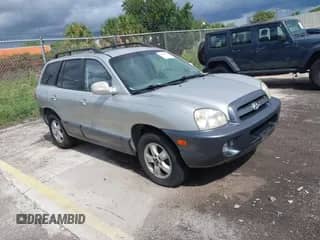 2006 Hyundai Santa Fe GLS z VIN KM8SC13EX6U079655, wystawiony jako IAAI lot #43036642 z przebiegiem 99 517 mil mil oraz . Historia ofert i sprzedaży dostępna na DreamBid. Obrazek 1.