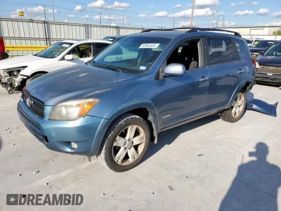 ✅ 2007 Toyota RAV4 Sport • VIN: JTMZD32V675052025 • Lot: 83964555. Listed on Copart with 184,511 mi. Free auction sales archive from the USA and detailed vehicle history report at DreamBid. Image 1.