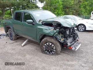 ✅ 2024 Nissan Frontier SV • VIN: 1N6ED1EK5RN660090 • Lot: 42258836. Listed on IAAI with 7,358 mi. Free auction sales archive from the USA and detailed vehicle history report at DreamBid. Image 1.