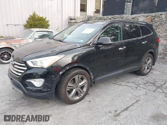 ✅ 2014 Hyundai Santa Fe GLS • VIN: KM8SR4HF9EU088735 • Лот: 43615976. Опубликован ранее на IAAI с пробегом 103 577 миль. Бесплатный доступ к архиву аукционных продаж из США и подробный отчёт об истории автомобиля на DreamBid. Изображение 2.