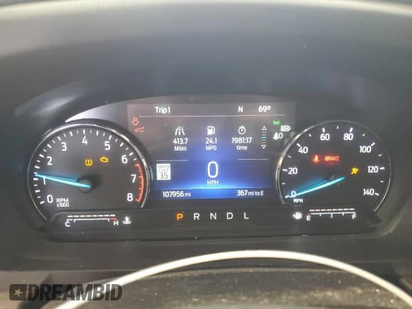 2021 Ford Explorer Limited with VIN 1FMSK8FH0MGB36202, listed as a Copart auction lot 85154415 with 107,956 mi miles and Salvage title. Bid and sale history available at DreamBid. Image 9.