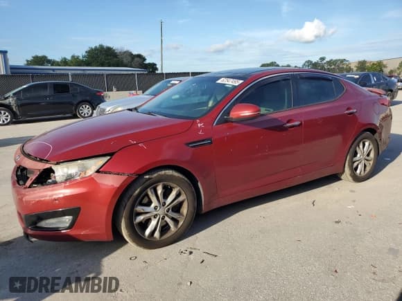✅ 2012 Kia Optima EX • VIN: 5XXGN4A65CG014747 • Lot: 62547495. Listed on Copart with 155,887 mi. Free auction sales archive from the USA and detailed vehicle history report at DreamBid. Image 1.