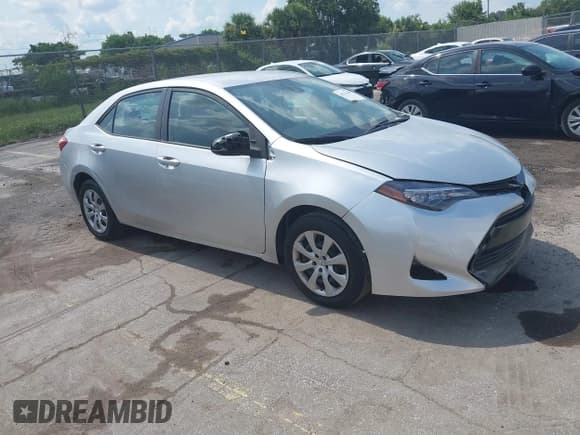 ✅ 2019 Toyota Corolla L • VIN: 5YFBURHE4KP945236 • Lot: 42711469. Listed on IAAI with 108,812 mi. Free auction sales archive from the USA and detailed vehicle history report at DreamBid. Image 1.