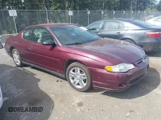 ✅ 2003 Chevrolet Monte Carlo LS • VIN: 2G1WW12EX39451334 • Lot: 43173420. Listed on IAAI with 256,654 mi. Free auction sales archive from the USA and detailed vehicle history report at DreamBid. Image 1.