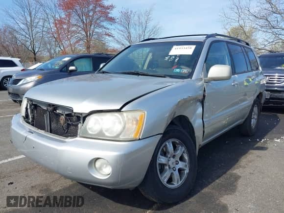 2002 Toyota Highlander with VIN JTEHF21A020087191, listed as a IAAI auction lot 41933458 with 210,341 mi miles and . Bid and sale history available at DreamBid. Image 6.