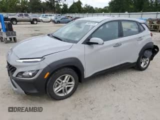 2023 Hyundai Kona SE with VIN KM8K2CAB3PU058039, listed as a Copart auction lot 80802455 with 28,448 mi miles and Salvage title. Bid and sale history available at DreamBid. Image 1.