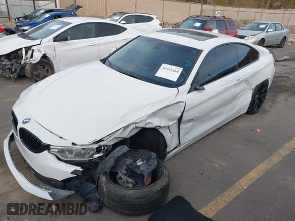 ✅ 2015 BMW 4 Series 428i • VIN: WBA3N7C56FK223152 • Lot: 40941460. Wystawiony na IAAI z przebiegiem 102 718 mil. Bezpłatny archiwum sprzedaży aukcyjnych z USA i szczegółowy raport historii pojazdu na DreamBid. Zdjęcie 2.