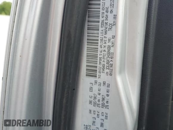 ✅ 2017 Ram 1500 Tradesman • VIN: 3C6JR6AT3HG604680 • Lot: 53157055. Listed on Copart with Not provided. Free auction sales archive from the USA and detailed vehicle history report at DreamBid. Image 13.