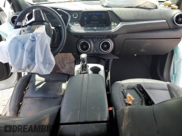 2022 Chevrolet Blazer LT z VIN 3GNKBJR49NS194369, wystawiony jako Copart lot #65966905 z przebiegiem 54 249 mil mil oraz Szkoda całkowita • Salvage title. Historia ofert i sprzedaży dostępna na DreamBid. Obrazek 8.