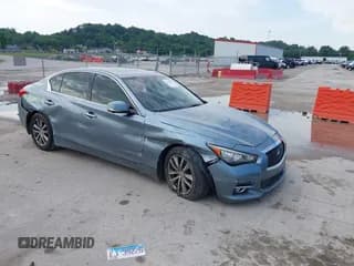✅ 2017 Infiniti Q50 Premium • VIN: JN1EV7APXHM732834 • Lot: 42533045. Listed on IAAI with 96,710 mi. Free auction sales archive from the USA and detailed vehicle history report at DreamBid. Image 1.