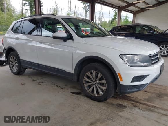✅ 2019 Volkswagen Tiguan S • VIN: 3VV1B7AXXKM096434 • Lot: 42255645. Listed on IAAI with 65,682 mi. Free auction sales archive from the USA and detailed vehicle history report at DreamBid. Image 1.