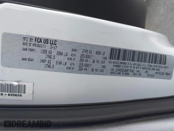 ✅ 2017 Dodge Grand Caravan GT • VIN: 2C4RDGEG9HR774341 • Lot: 43589218. Wystawiony na IAAI z przebiegiem 188 973 mil. Bezpłatny archiwum sprzedaży aukcyjnych z USA i szczegółowy raport historii pojazdu na DreamBid. Zdjęcie 9.