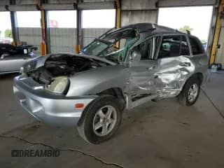 2004 Hyundai Santa Fe with VIN KM8SB12BX4U633509, listed as a Copart auction lot 63807235 with Not provided miles and Salvage title. Bid and sale history available at DreamBid. Image 1.